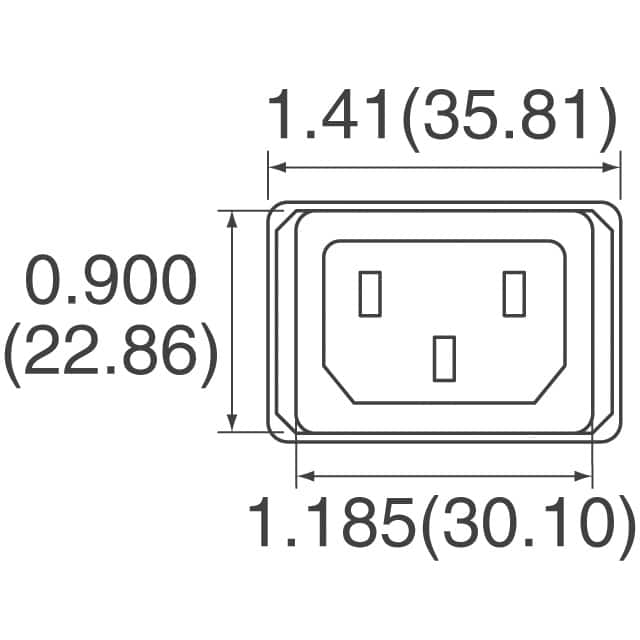 1-6609006-2 TE Connectivity Corcom Filters  Power Entry Modules (PEM)